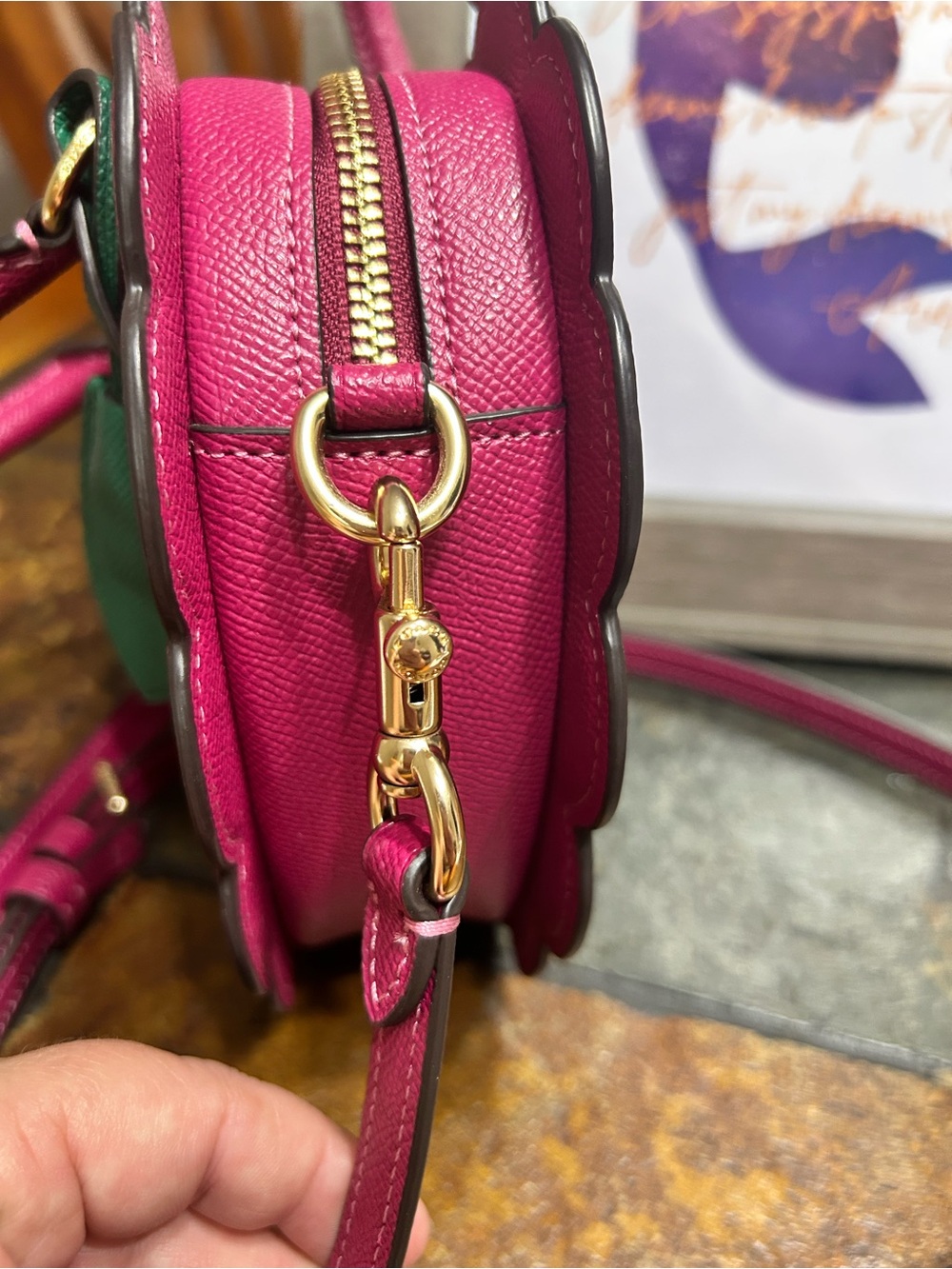 Coach Raspberry Crossbody - Picture 7 of 11